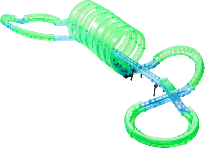 Zářící závodní dráha do tmy, 85 dílů