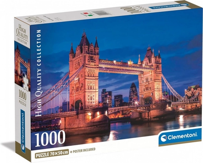 Puzzle 1000 dílků - Tower Bridge v noci