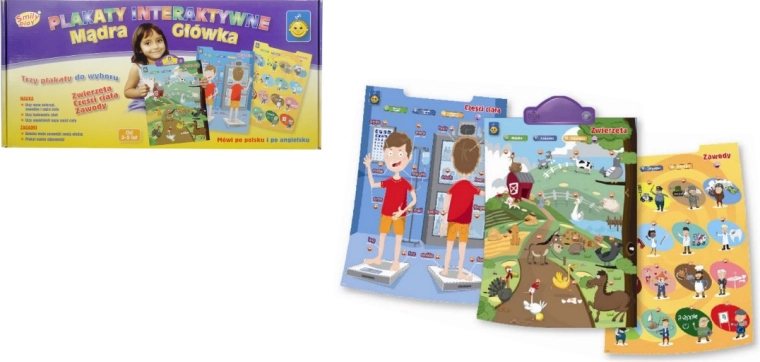 Interaktivní plakáty – zvířata, části těla a povolání