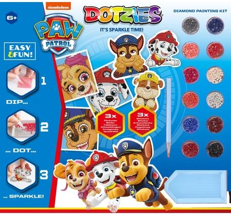 Dotzies diamantové malování velká sada Tlapková Patrola