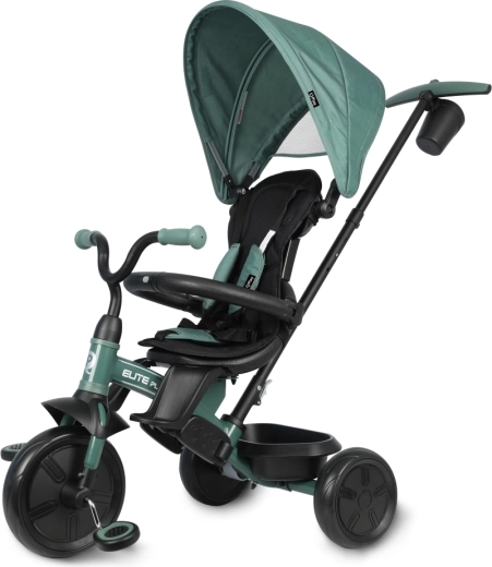 Tříkolka Qplay elite platinum green