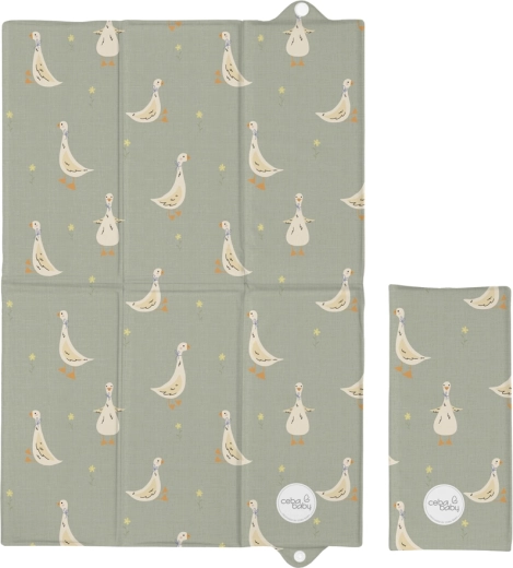 Ceba Baby cestovní přebalovací podložka basic little ducks 60 × 40 cm