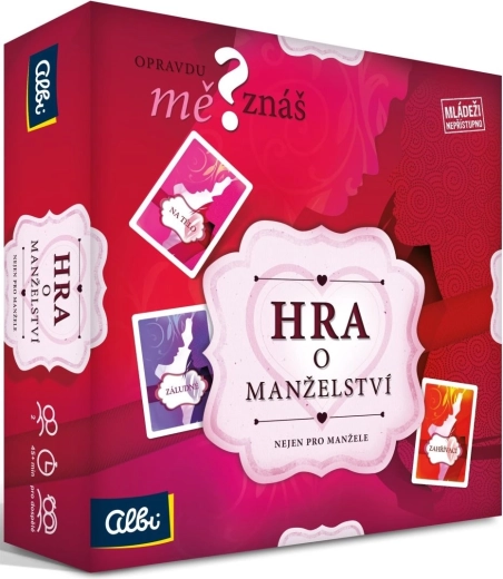Hra o manželství – zábavná partnerská společenská hra