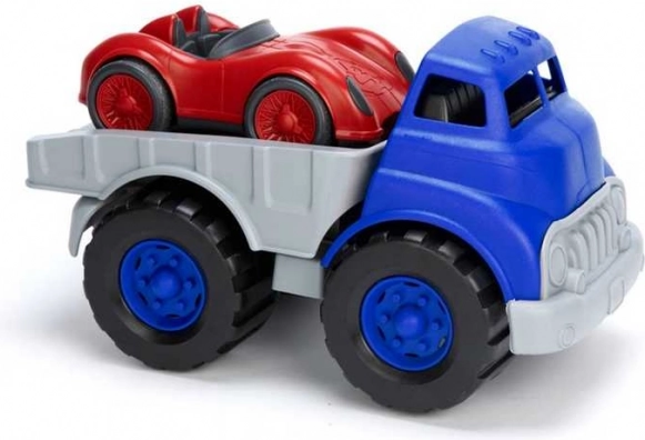Nákladní auto se závodním autem Green Toys