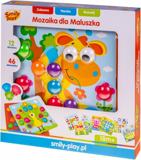 Dětská mozaika s kolíčky pro nejmenší