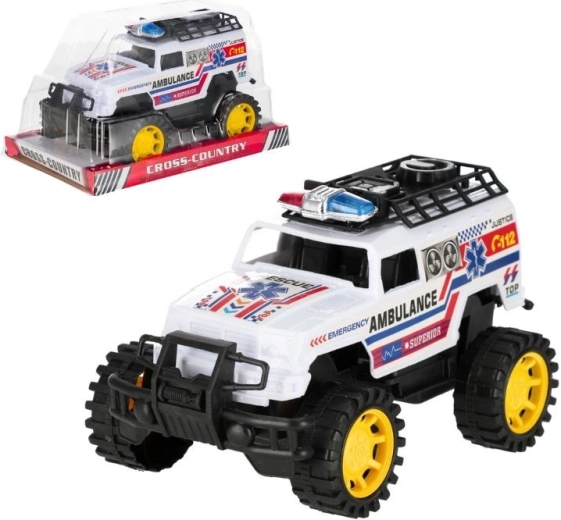 Ambulance s pohonem pull-back 22 cm