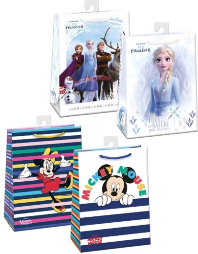 Argus dárková papírová taška Frozen 2 / Minnie / Mickey 23 × 32 cm - 1 kus