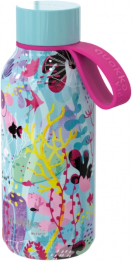 Nerezová dětská termoláhev Quokka Kids Solid underwater s poutkem 330 ml