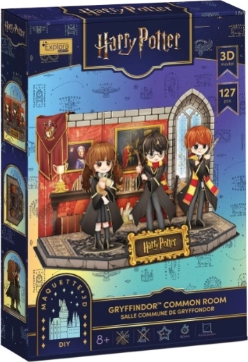 Cubic Fun Harry Potter pokoj společenské místnosti Nebelvíru 3D puzzle