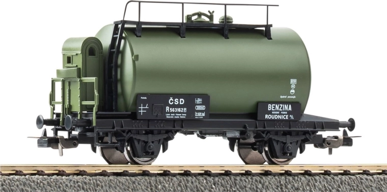 Cisternový vagón BENZINA ČSD H0 – epocha IV