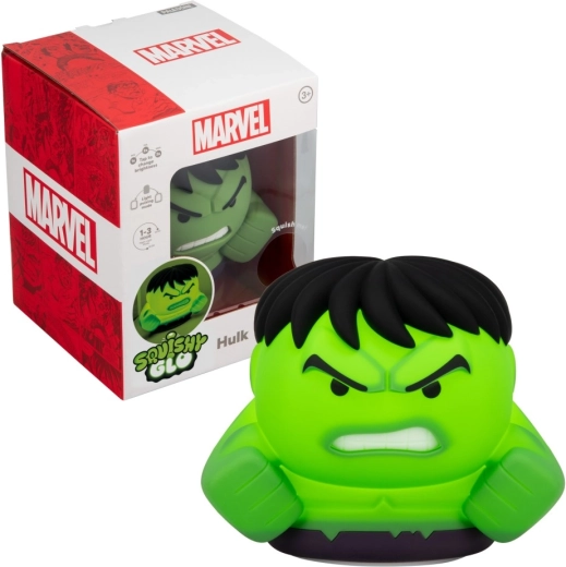 Marvel SquishyGlo Hulk – mačkací svítící figurka