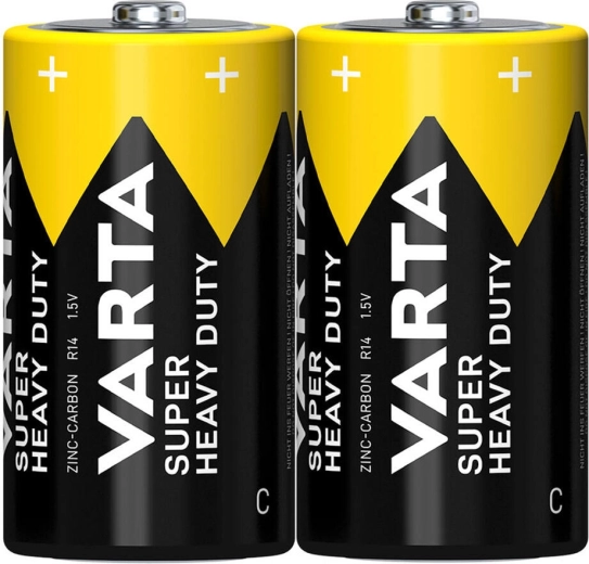 Baterie C R14 VARTA SuperLife zinko-uhlíková (2 ks)