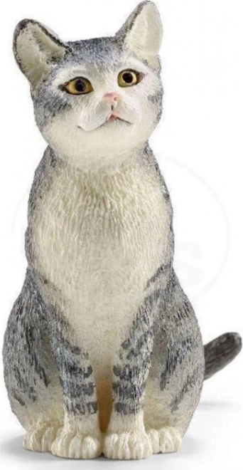 Schleich sedící kočka - 1 kus