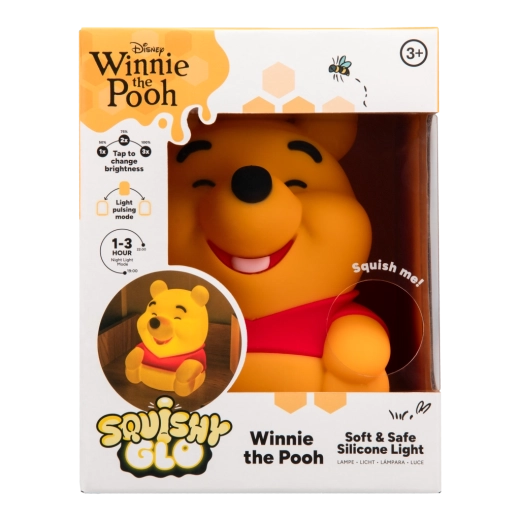 Disney medvídek Pú silikonové světlo SquishyGlo