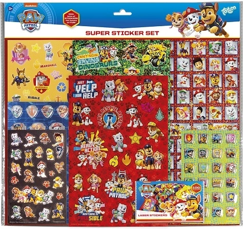 Sada samolepek CCG Tlapková patrola – super set (8 archů)