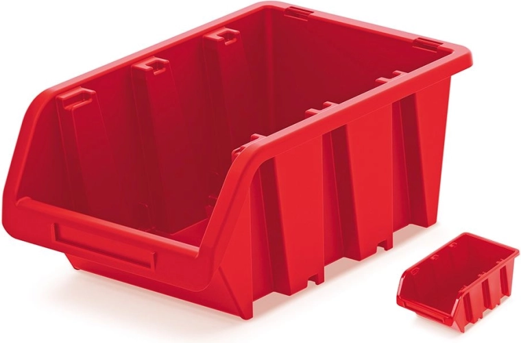 Plastový úložný box Truck 290 × 200 × 150 mm, červený
