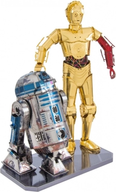 3D Kovové puzzle Star Wars: R2-D2 a C-3PO