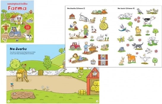 Samolepková knížka farma