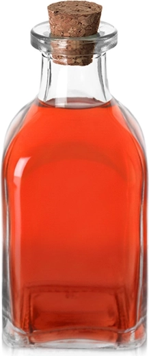 Skleněná láhev s korkem 110 ml
