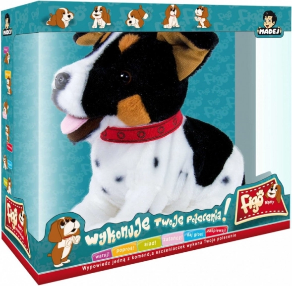 Interaktivní plyšový pes Jack Russell teriér Figo na hlasové povely