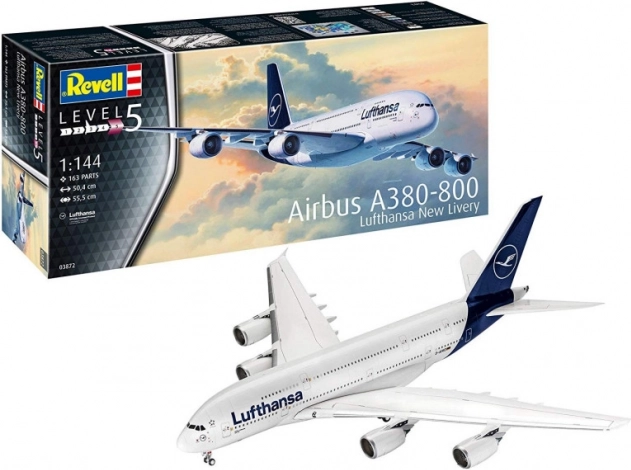 Plastikový model Airbus A380-800 Lufthansa – nové zbarvení
