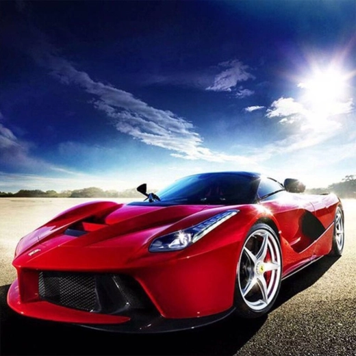 Norimpex diamantové malování Červené Ferrari 30 × 40 cm