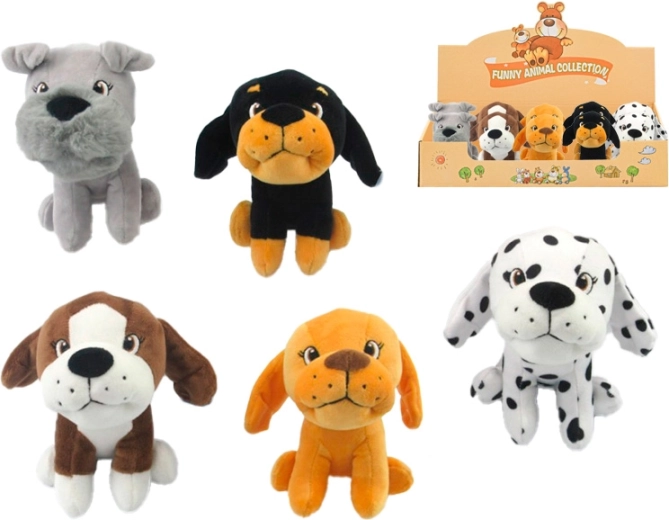 Plyšový pejsek 13 cm – měkký mazlíček pro děti od narození