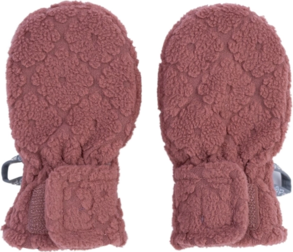 Lodger dětské rukavice bez palce Mittens Folklore Fleece rosewood
