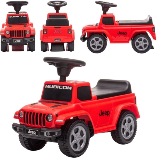 Dětské odrážedlo Jeep Rubicon se zvukem, červené