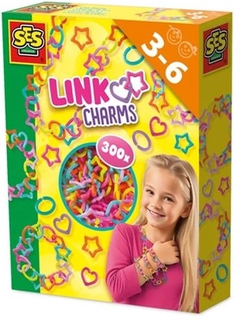 Ses Creative link charms – kreativní sada na výrobu náramků a náhrdelníků (300 ks)