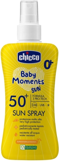 Chicco dětský opalovací sprej SPF 50+, 150 ml