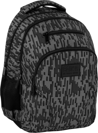 Studentský batoh BackUP Steel šedý 30 l