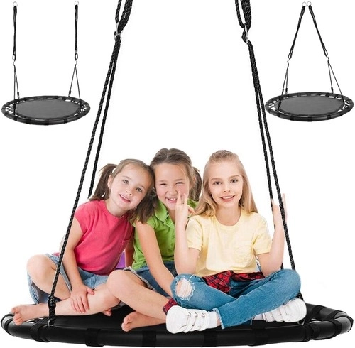 Houpačka Bocianí Hnízdo 100 cm černá