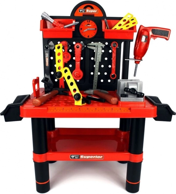 Dětský pracovní stůl Superior – Herní set s nářadím