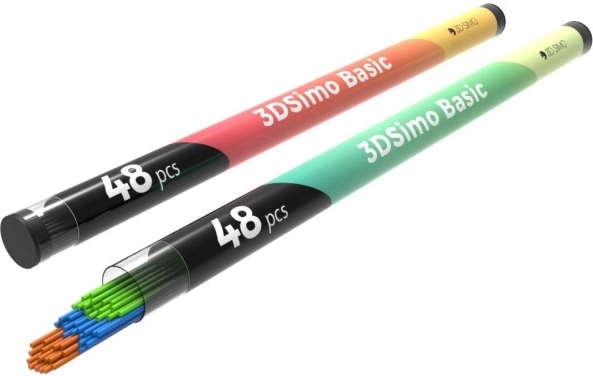 Filament PCL pro 3D pero Basic – zelená, modrá, hnědá (15 m)