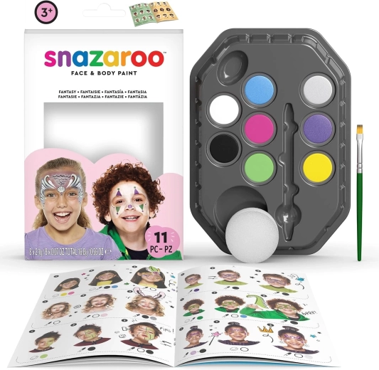 Snazaroo sada barev na obličej a tělo 8 ks