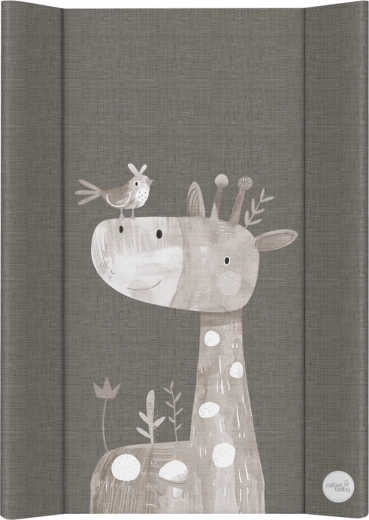 Ceba Baby tvrdá přebalovací podložka na postýlku 50 × 70 cm basic friendly giraffe