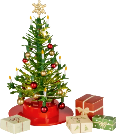 Vánoční stromek s dárky do domečku pro panenky Lundby