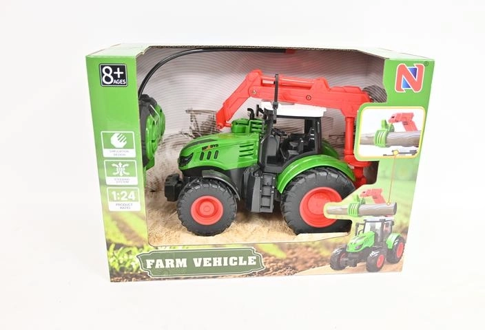 Rc traktor s drapákem na dřevo 1:24