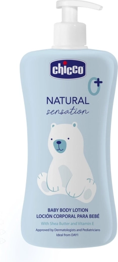 Chicco tělové mléko s bambuckým máslem a vitamínem E Natural Sensation 500 ml