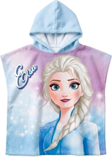 Dětské rychleschnoucí pončo s kapucí Frozen – Ledové království