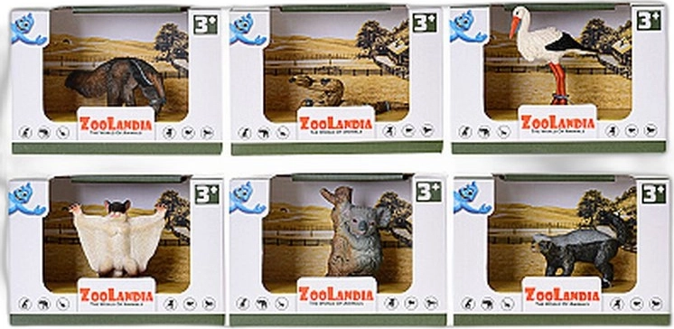 Zoolandia safari zvířátko figurka (6 druhů) - 1 kus