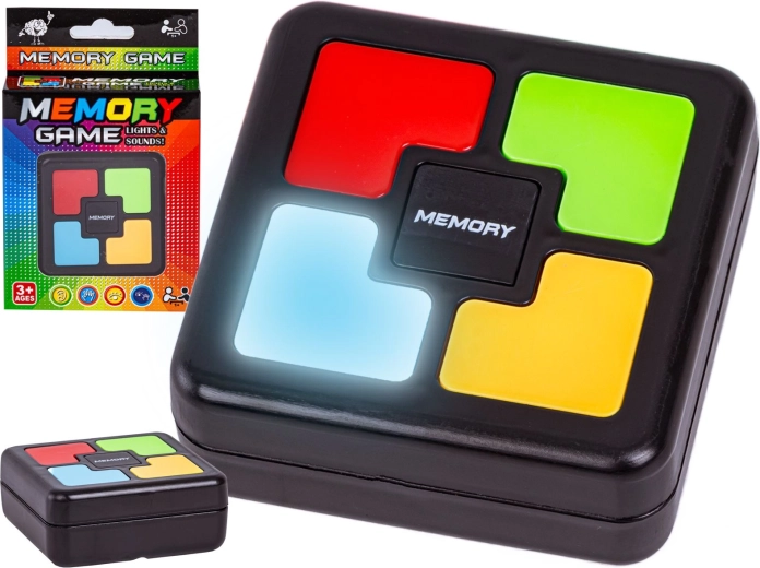 Elektronická paměťová hra Memory game – čtvercová - 1 kus