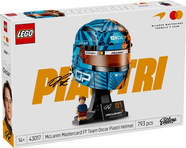 LEGO Kask Oscara Piastriho McLaren Mastercard F1 Team