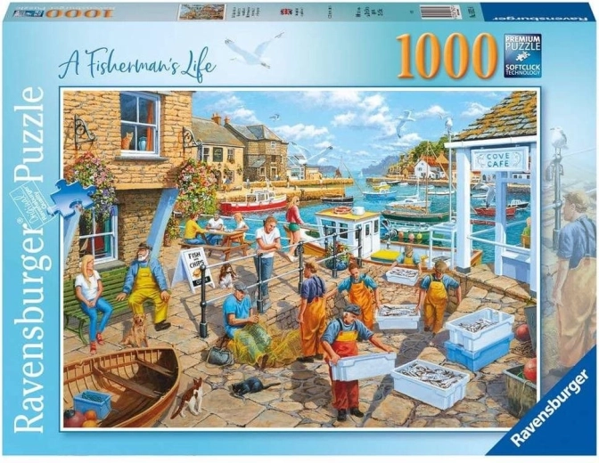 Ravensburger Puzzle život rybáře 1000 dílků