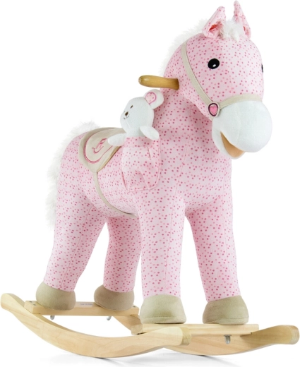 Milly Mally houpací koník Pony růžový