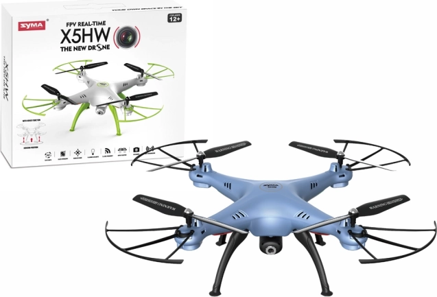RC dron SYMA X5HW – modrý