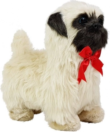 Interaktivní plyšový mops – štěká, hýbe se a chodí