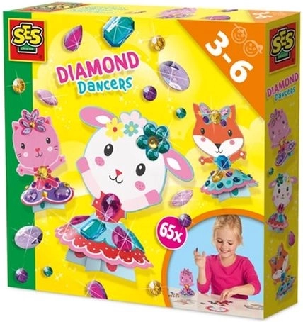 SES Creative Diamond dancers – kreativní sada s diamantovými samolepkami