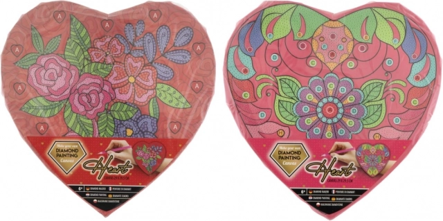 Diamantové malování srdce